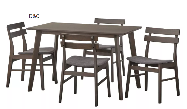 5pc Delphine Rectangular Dining Set – Buylateral