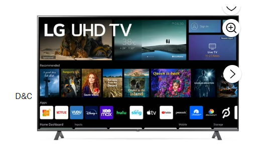 LG 70” 4K UHD webOS Smart TV