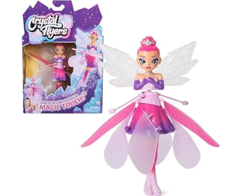 Magical Flying Doll with Crystal Wings, Interactive Kids Toys for Ages 5 and up