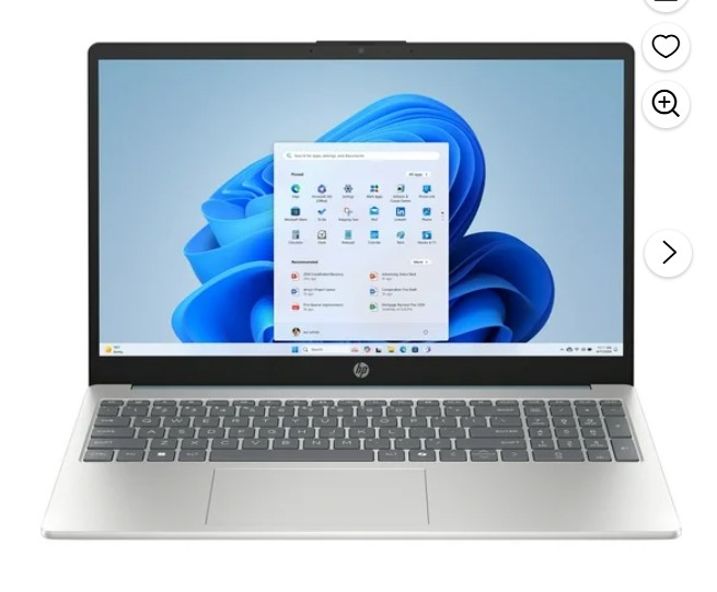 HP 15.6 inch Windows Touch Laptop Intel Core i3-N305 8GB RAM 256GB SSD Moonlight Blue