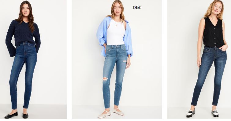 Few Jeans are marked 75% off at OldNavy Gap