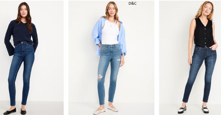 Few Jeans are marked 75% off at OldNavy Gap