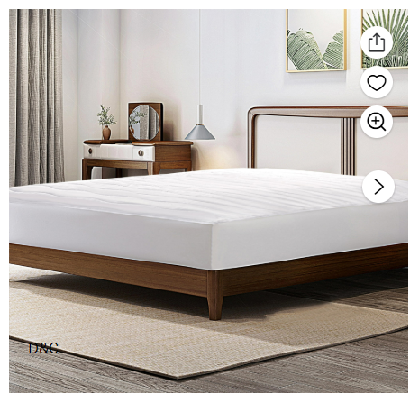 Better Homes & Gardens 180 Thread Count Waterproof Cotton Mattress Pad, Queen 60 in x 80 in