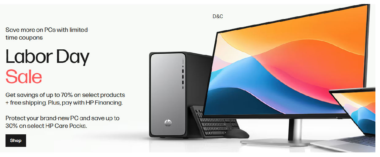 Hp Laptops and accessoriesSave up to 70%