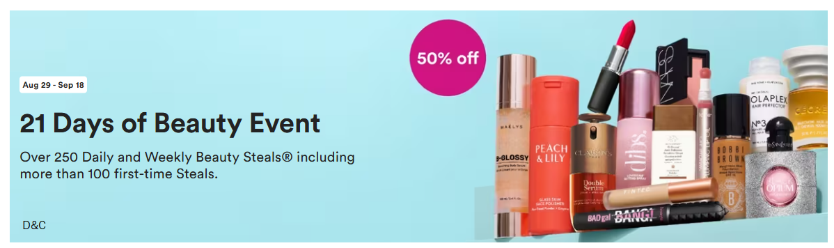 ULTA 21 Days of Beauty Day 2 is live!!! 50% OFF!!!