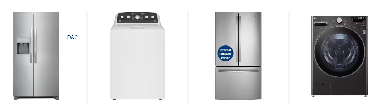 Homedepot appliance sale