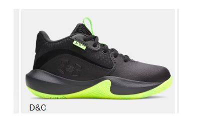 UA Lockdown 7Pre-School Basketball Shoes