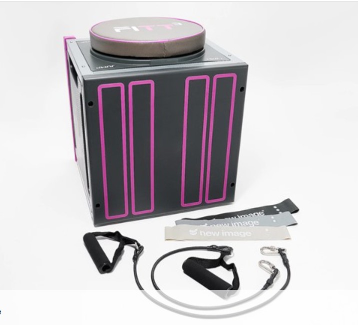 FITT CUBE Compact Multi-Gym with 2 Cords & 3 Bands