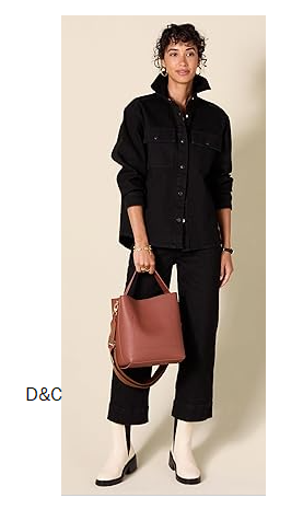 Amazon Essentials Women’s Soft Bucket Bag with Minimalist Design