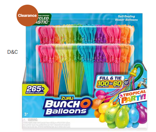 Bunch O Balloons Tropical Party, 265.0 ea