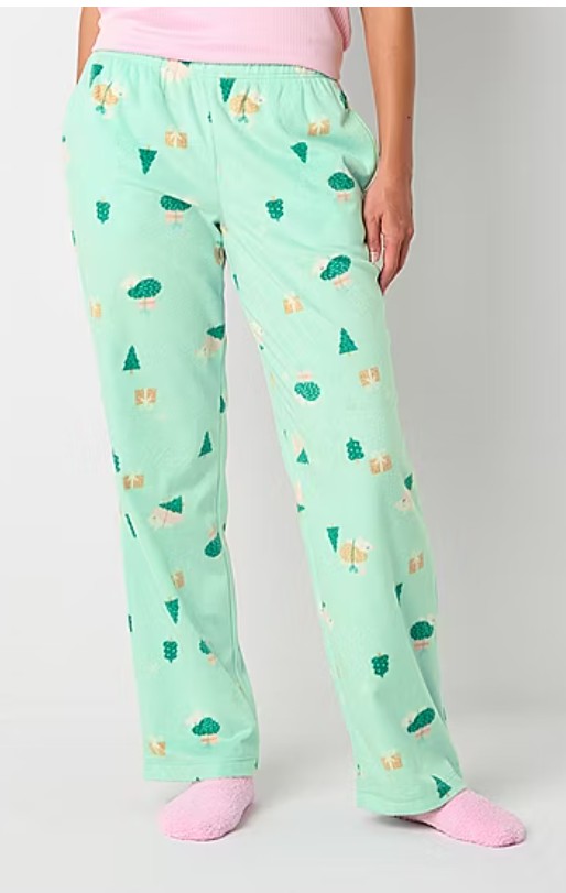 Sleep Chic Womens Fleece Pajama Pants