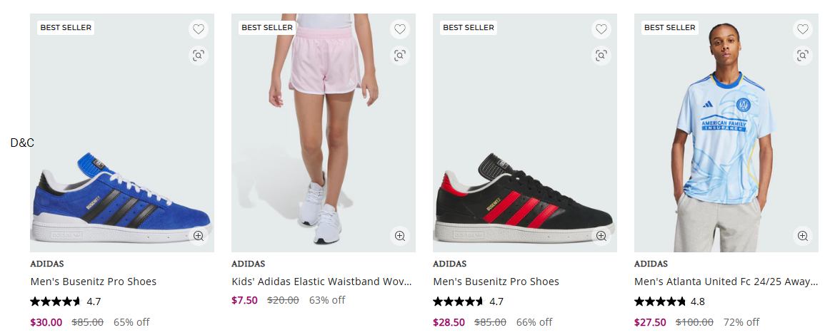 Huge adidas sale