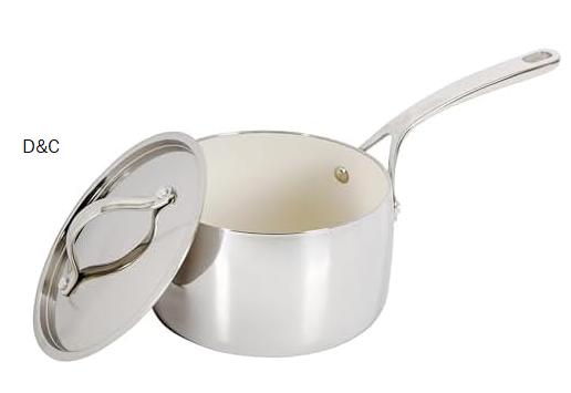 bloomhouse 3QT Stainless Steel Sauce Pan