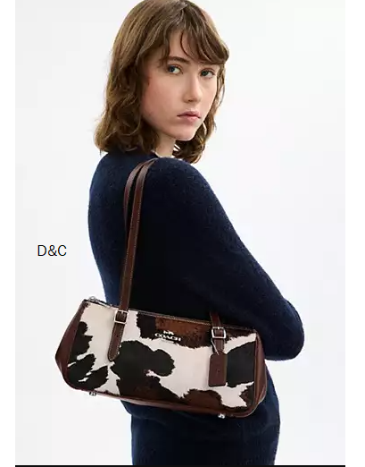 coachoutlet Asher Shoulder Bag With Cow Print