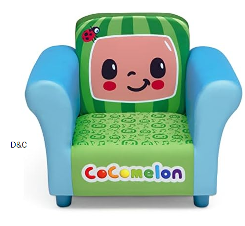 Delta Children Upholstered Chair, CoComelon