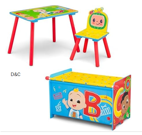 Delta Children CoComelon Toddler PlaySet 3Pc