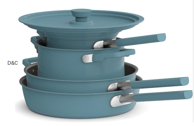 BELLA 9-Piece StoreMore Cookware Set