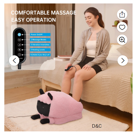 CozyDesg Shag Area Rugs,4’x6′ Soft Fluffy Shaggy Carpet for Living Room,Large Rug for Bedroom Dining Room Home Decor Room Decor,White & Beige