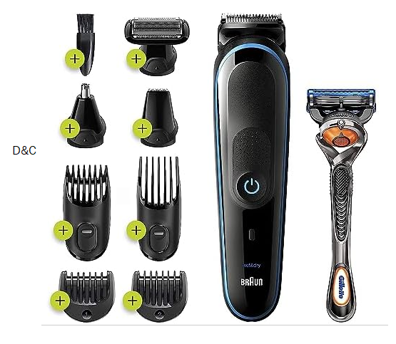 Braun Hair Clippers for Men 9-in-1 Beard Kit