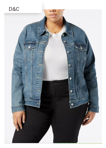 Levi Strauss Signature Women’s Plus Size Trucker Jacket