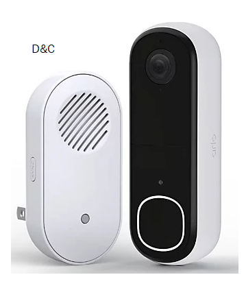 Arlo 2K Video Doorbell With Chime