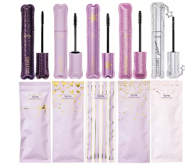 tarte lights, camera lashes 5-pc mascara set & bags
