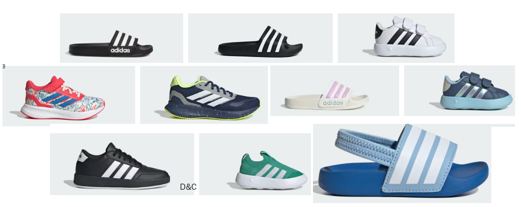 Kids Adidas as low as $9