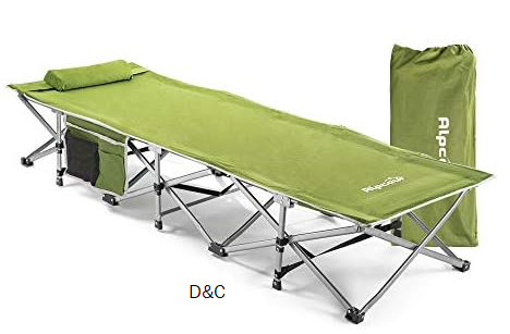 Alpcour Collapse Camping Cot – Army Green