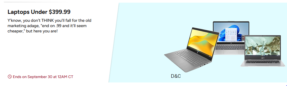 Laptops Under $399.99Some are new and some are refurbished