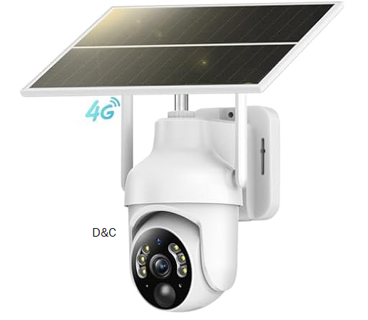 Tefrio 4G LTE Cellular Security Camera
