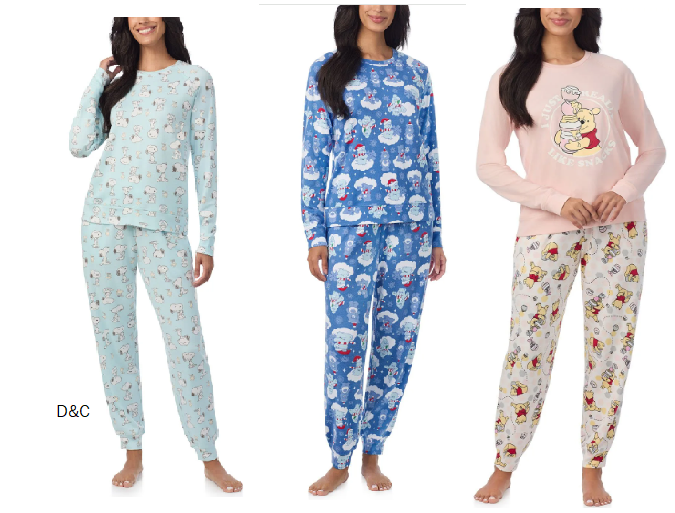 Character Women’s 2-Piece Pullover and Jogger Pajama Set