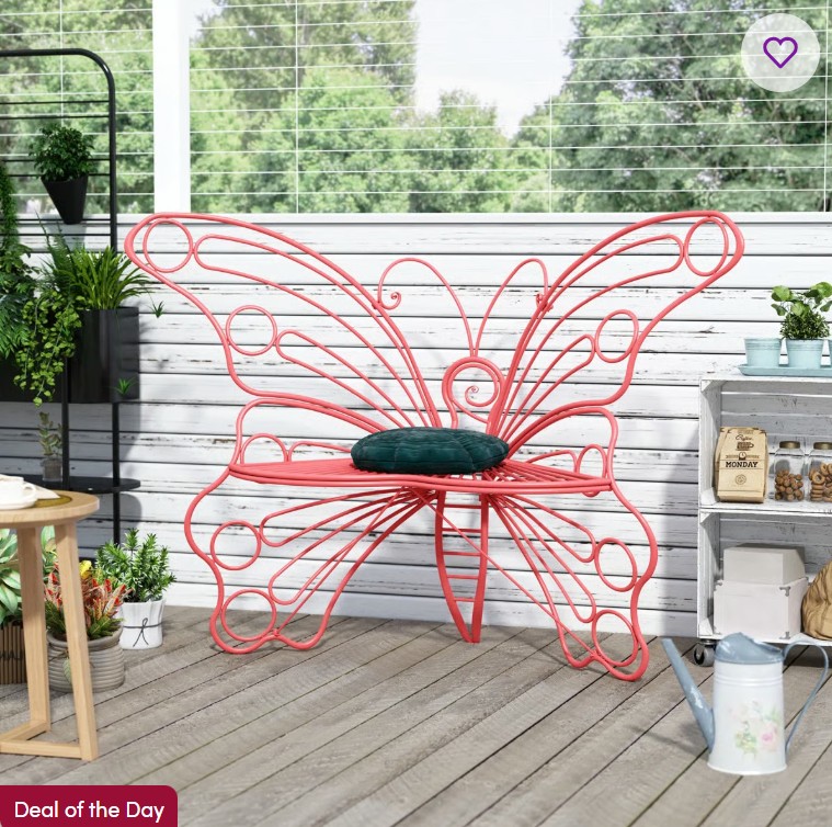 Borgus Metal Outdoor Lounge Chair , Sunbrella® Cushions Included