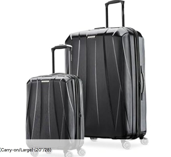 Samsonite Centric 2 Hardside Expandable Luggage with Spinner Wheels, 2-Piece Set