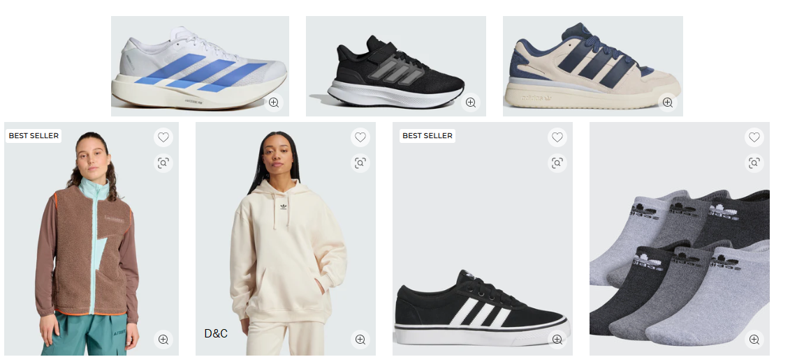 Huge Adidas saleUpto 75% off + extra 40% off at cart