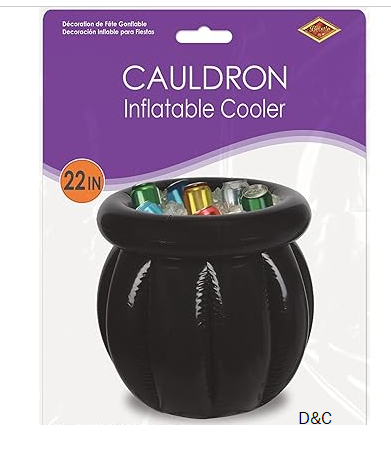 Beistle 18″ x 22″ Inflatable Cauldron CoolerGreat for Halloween