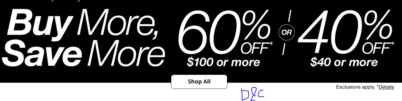 Don’t miss it! JCPenney has a deal if you add $100 worth of qualifying items you get about $60 off
