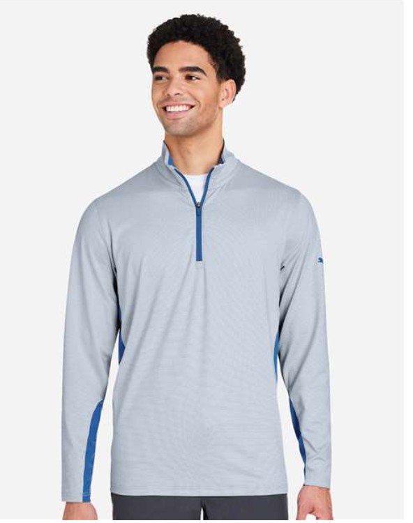 Puma Men’s Mesa Stripe Quarter-Zip Pullover