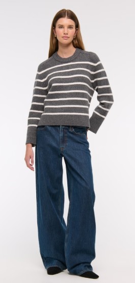 The A&F Madeline Textural Crew Sweater