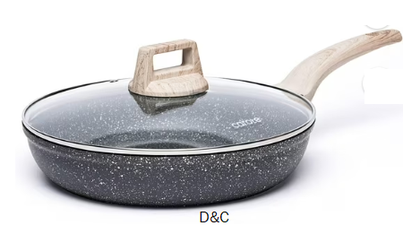 Carote 6 Pcs Pots and Pans Nonstick, Cookware Set with Detachable Handles, Oven Safe, Induction Ready, Stackable Kitchen Cooking Set, Black