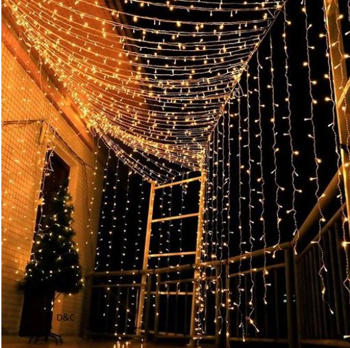 300 LED Outdoor String Lights with Remote Control