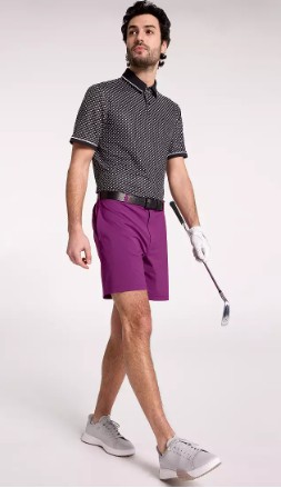 VRST Men’s Contrast Printed Golf Polo
