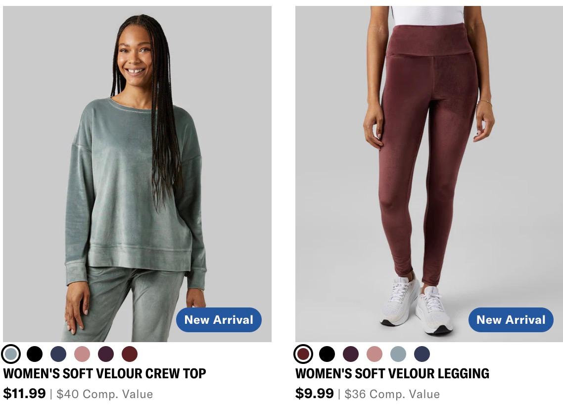 32 Degrees Velour Lounge Sets from $22