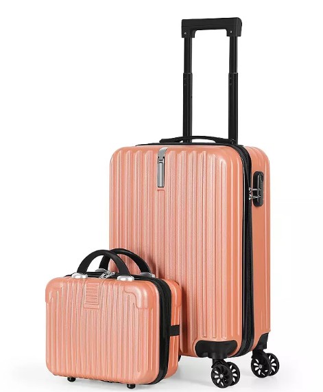 Hikolayae Value Pack 2-Piece Hardside Spinner Luggage Set