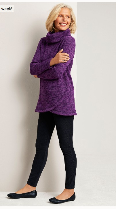 Women’s Sport Knit High Rise Corduroy Leggings