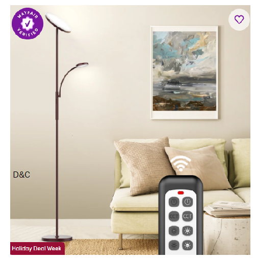 Gaillac 68.9 LED Floor Lamp with Remote Control