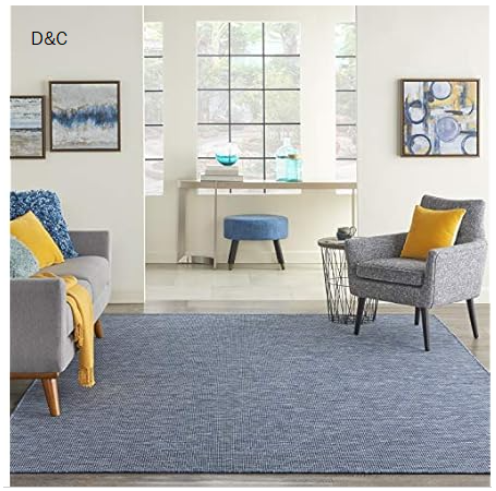 Nourison Positano In/Outdoor Blue 5′ x 7′ Rug