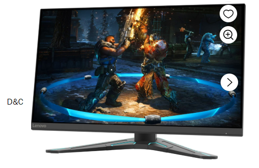 Lenovo G27-20 27″ Class Full HD Gaming LCD Monitor, 16:9, Raven Black