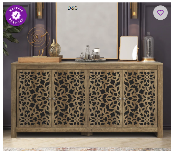Arrastia 58.4″ Wide Sideboard