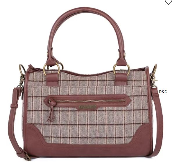 Frye and Co. Plaid Satchel