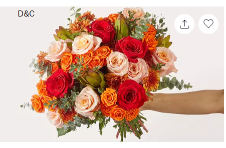 GO!! Perfect for Fall!!$65 worth of flowers delivered for only $29